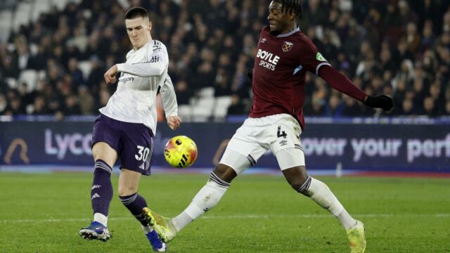 Sesko marca tarde para resgatar um ponto para o Manchester United contra o West Ham
