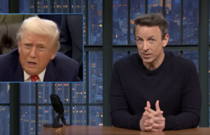 Seth Meyers responde ao insulto de Trump à correspondente da CNN Kaitlan Collins Seth Meyers responde ao insulto de Trump à correspondente da CNN Kaitlan Collins