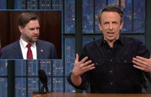 Seth Meyers zomba de JD Vance por se esquivar de pergunta sobre potencial ataque ao Irã: ‘Essa resposta só nos torna mais suspeitos’ | Vídeo Jogar
