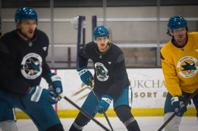 Sharks fazem mudanças na escalação antes do confronto marcante contra Sharks fazem mudanças na escalação antes do confronto marcante contra McDavid e Oilers