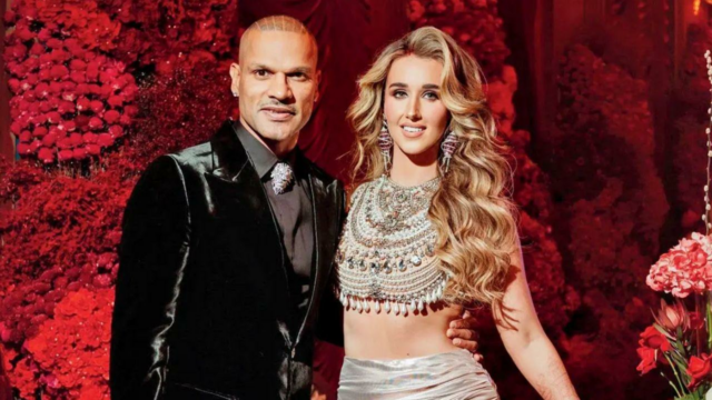 Shikhar Dhawan se casa com sua namorada de longa data, Sophie Shine
