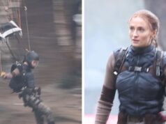 Sophie Turner realiza sua própria manobra de paraquedas no set de Lara Croft, em vídeo 020626_sophie_turner_kal