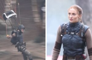 Sophie Turner realiza sua própria manobra de paraquedas no set de Lara Croft, em vídeo 020626_sophie_turner_kal