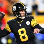 Pittsburgh Steelers makes a pass during the first quarter of the game against the Miami Dolphins