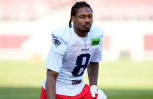 Stefon Diggs, estrela dos Patriots, enfrenta processo antes do Super Bowl 2026 Stefon Diggs, do New England Patriots, participando de treinos durante os treinos antes do Super Bowl LX.