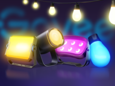 Substituí minhas luzes Philips Hue por uma alternativa mais barata e nunca mais voltarei Ícone do Google Home com alguns gadgets ao redor.