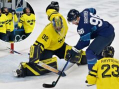 Suécia derrotada pela Finlândia em alarmante derrota no hóquei nas Olimpíadas Suécia derrotada pela Finlândia em alarmante derrota no hóquei nas Olimpíadas