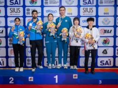 Suruchi Singh e Samrat Rana ganham prata na equipe mista de pistola de ar 10m no Campeonato Asiático de Tiro Suruchi Singh e Samrat Rana ganham prata na equipe mista de pistola de ar 10m no Campeonato Asiático de Tiro