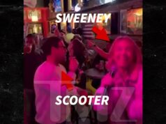Sydney Sweeney e Scooter Braun cantam karaokê Sydney-Sweeney-kal-v2-02-17-2026