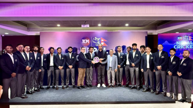 T20 WC 2026: Oficiais de críquete do Nepal e jogadores comemoram desempenho histórico
