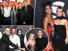 Tapete vermelho de estreia de ‘Scream 7’ em Los Angeles: Neve Campbell, Courteney Cox, Matthew Lillard e mais Courtney Cox, Skeet Ulrich, Neve Campbell, David Arquette e Matthew Lillard