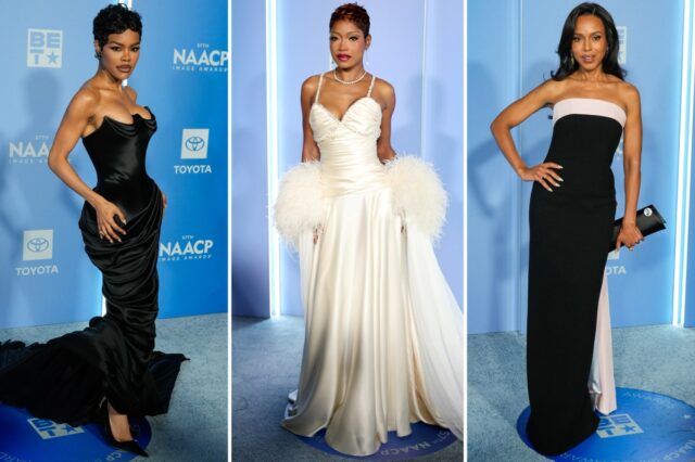 Tapete vermelho do NAACP Image Awards 2026: Teyana Taylor, Keke Teyana Taylor participa do NAACP Image Awards 2026