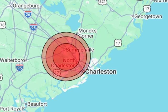 Terremoto de magnitude 2,5 sacode a Carolina do Sul poucos dias após o terremoto anterior
