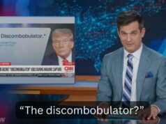 The Daily Show responde a Trump tagarelando sobre uma arma secreta dos EUA The Daily Show responde a Trump tagarelando sobre uma arma secreta dos EUA