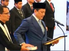 Thomas Djiwandono é oficialmente inaugurado como vice-governador do BI Thomas Djiwandono é oficialmente inaugurado como vice-governador do BI