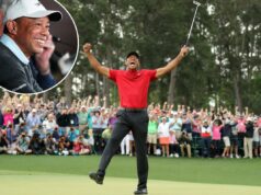 Tiger Woods dá uma resposta surpreendente de uma palavra ao falar sobre a aparição no Masters de 2026 Masters de Tiger Woods 2019