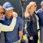 Tiger Woods se aproxima de Vanessa Trump no TikTok descoberto no Genesis Invitational