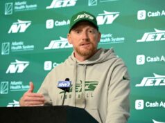 Todd Downing não quer ‘desperdiçar’ a oportunidade do Super Bowl 2026 com os Patriots após uma passagem fracassada pelos Jets O coordenador do jogo de passagem dos Jets, Todd Downing, fala à mídia.