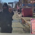 Traficantes da Aggro jogam maconha em barracas ao longo da movimentada calçada de Nova York - provocando indignação com os 'iglus de drogas'