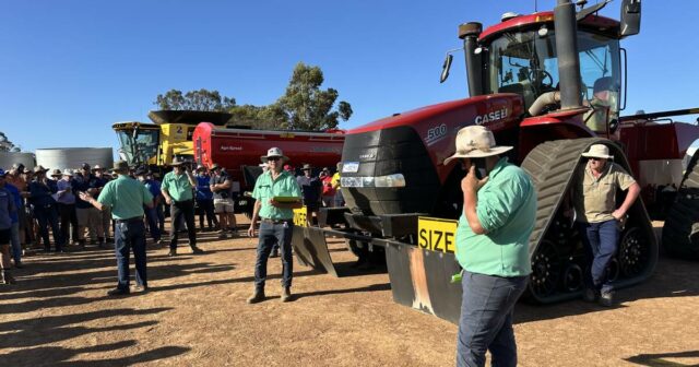 Trator Case Steiger Rowtrac 500 supera liquidação em Esperance por US$ 550 mil
