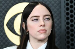 Tribo Tongva responde ao apelo do ICE ‘Stolen Land’ de Billie Eilish no Grammy Billie Eilish Getty 2