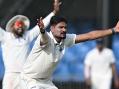 Troféu Ranji 2025-26, quartas de final: Kuldeep Sen estrela com a bola enquanto os rebatedores J&K vacilam no dia 1 Troféu Ranji 2025-26, quartas de final: Kuldeep Sen estrela com a bola enquanto os rebatedores J&K vacilam no dia 1