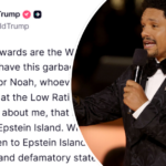 Trump ameaça processar Trevor Noah por piada de Epstein no Grammy