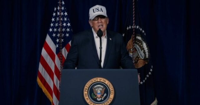 Donald Trump anuncia o ataque dos Estados Unidos ao Irã.