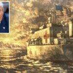 Donald Trump fala à mídia após assinar um projeto de lei de financiamento no Salão Oval.