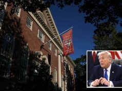 Trump pede US$ 1 bilhão da Universidade de Harvard em indenização O presidente Trump disse que seu governo está pedindo US$ 1 bilhão em indenização da Universidade de Harvard.