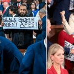 Trump se orgulha de uma economia em expansão e diz 'estamos ganhando tanto' enquanto os democratas tentam explodir seu discurso em MINUTOS... e se recusam a permanecer de pé: atualizações ao vivo