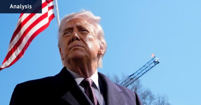 Presidente dos EUA, Donald Trump.