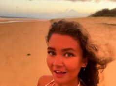 Turista britânica é criticada por seu ato idiota em K’gari enquanto imagens surgem depois que um mochileiro canadense foi encontrado morto Millie McCarthy (foto) filmou um vídeo mostrando ela ignorando as regras de segurança do dingo K'gari