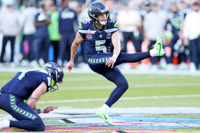 Seattle Seahawks kicker Jason Meyers