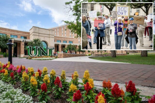 Universidade do Norte do Texas acusada de ‘censura’ após cancelar Universidade do Norte do Texas acusada de ‘censura’ após cancelar exposição de arte anti-ICE
