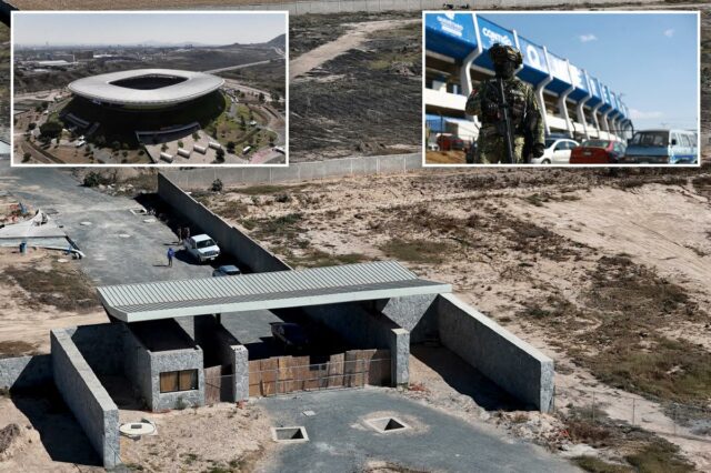 Valas comuns encontradas espalhadas pelo estádio de futebol mexicano que Valas comuns encontradas espalhadas pelo estádio de futebol mexicano que sediará jogos da Copa do Mundo