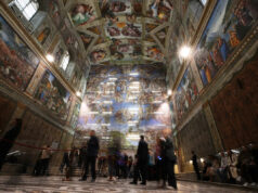 Vaticano remove filme branco salgado que reveste ‘O Juízo Final’ de Michelangelo Yahoo news home