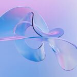 Veja como a Apple pode proteger a tela do iPhone Fold | Imagem abstrata de vidro flexível