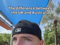 Viajante britânico chocado com detalhe de ‘privilégio’ em Queensland: ‘Nunca vi isso na minha vida’ O inglês Joe Leggett visitou recentemente a Austrália pela primeira vez