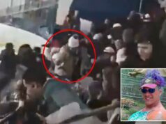 Vídeo emocionante mostra heróis confrontando pai trans que abriu fogo em um jogo de hóquei na escola de Rhode Island Vídeo emocionante mostra heróis confrontando pai trans que abriu fogo em um jogo de hóquei na escola de Rhode Island