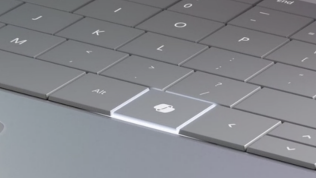 Uma captura de tela do Keyboard Manager no PowerToys remapeando a tecla Copilot para Ctrl
