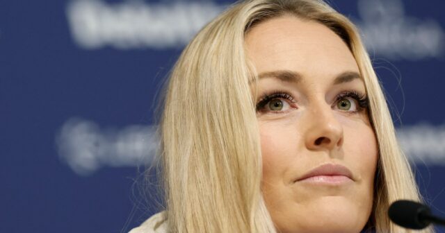 Lindsey Vonn em ação.