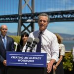 Walters: Líderes sindicais alertam Newsom que seu apoio à campanha depende de sua postura em relação à IA