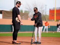 Washington do SF Giants volta a treinar quase oito meses após bypass quádruplo Washington do SF Giants volta a treinar quase oito meses após bypass quádruplo