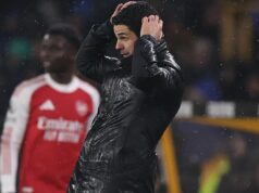 Wolves x Arsenal – Premier League AO VIVO: último placar e atualizações enquanto os Gunners perdem a vantagem de dois gols em um final dramático Wolves x Arsenal - Premier League AO VIVO: último placar e atualizações enquanto os Gunners perdem a vantagem de dois gols em um final dramático