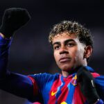 Lamine Yamal em ação.