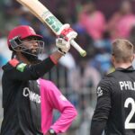 Yuvraj Samra se torna o primeiro jogador de um país associado a marcar cem na Copa do Mundo T20 e chega a três dígitos contra a Nova Zelândia