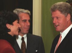 ‘Não vi nada e não fiz nada de errado’: Bill Clinton questionou as ligações de Epstein Ghislaine Maxwell e Jeffrey Epstein com o presidente Bill Clinton na Casa Branca em 29 de setembro de 1993