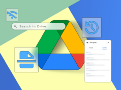 6 recursos do Google Drive que eu gostaria de ter começado a usar antes Ícone do Google Docs sendo revelado por um pano azul, cercado por um ícone de microfone vermelho, uma tag de usuário de tela inteligente e o logotipo do Planilhas Google.