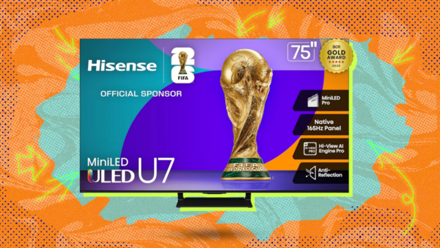 Hisense 55 polegadas classe QLED 4K S7N CanvasTV Series Dolby Vision HDR Google Smart TV (55S7N, modelo 2024) - Modo artístico, painel antirreflexo, tela Hi-Matte, moldura e suporte de parede UltraSlim incluídos, 144 Hz